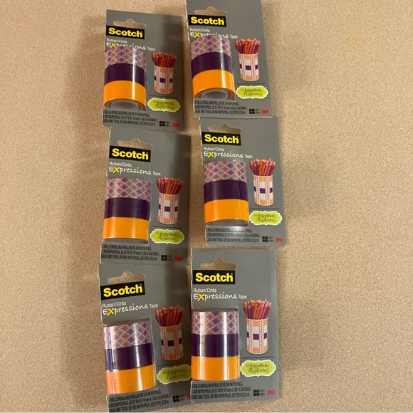 Scotch Expressions Josephine And Kimberling Tape Pack Lot Of 6 - Picture 1 of 4